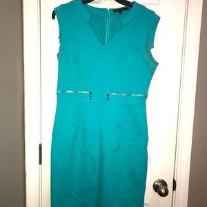 Antonio Melani Turquoise Blue Sheath Dress || Size 6